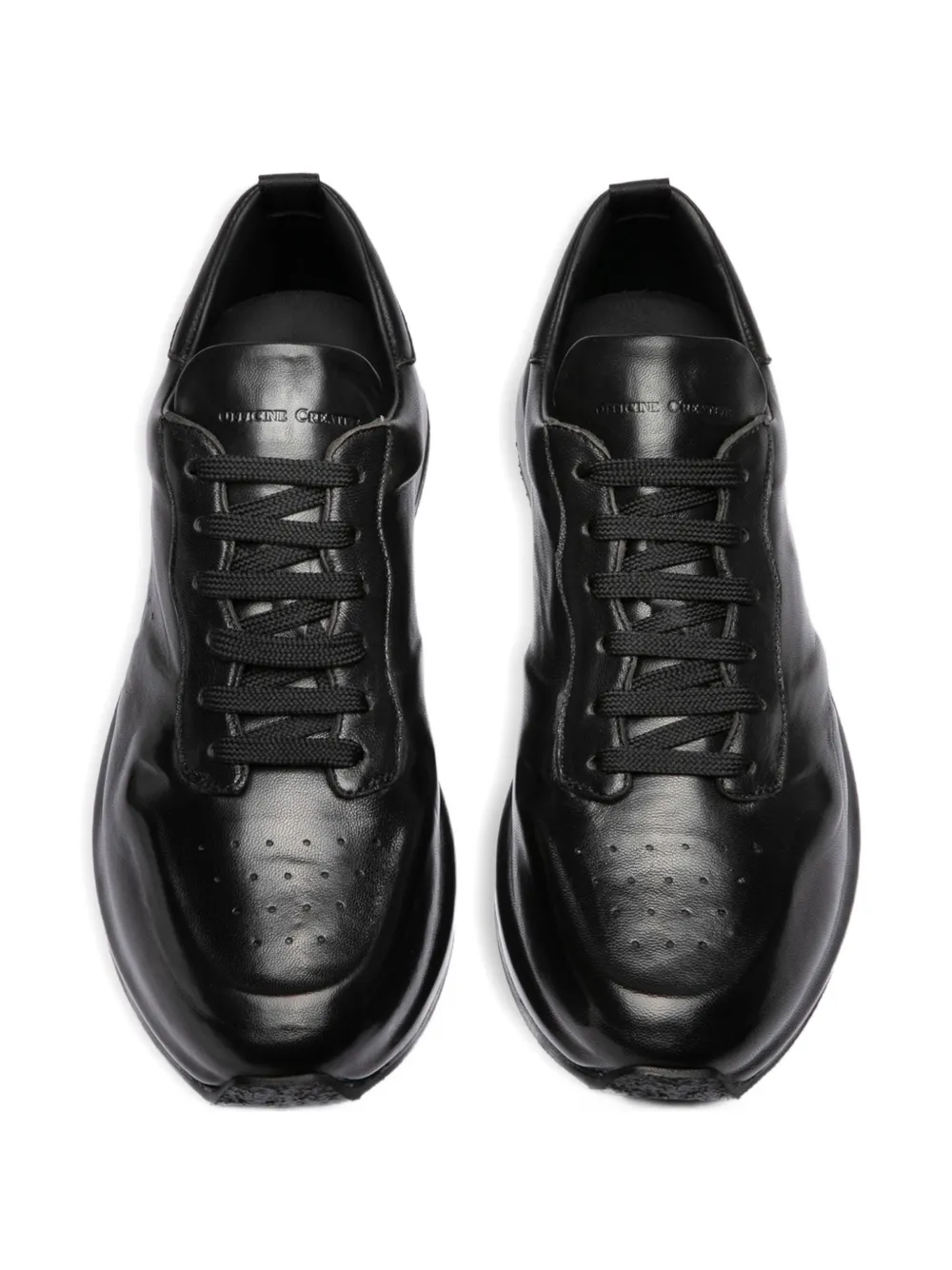 Officine Creative Leren sneakers Zwart