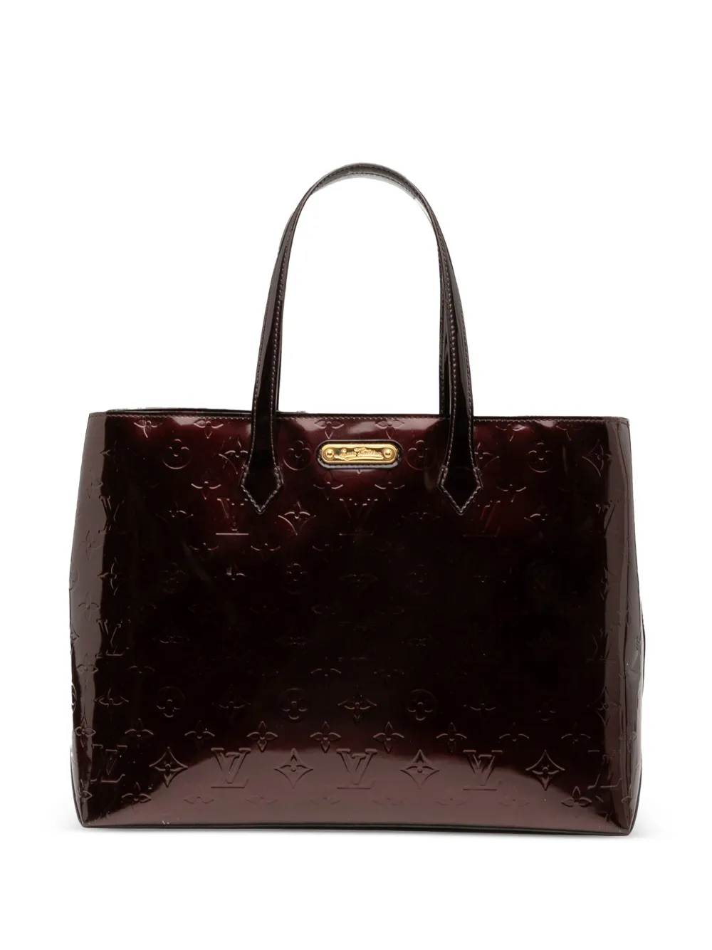 Louis Vuitton Pre-Owned 2010 モノグラム ヴェルニ ウィルシャー MM ハンドバッグ - パープル