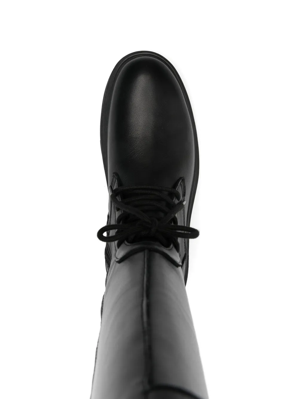 Liu •jo Andrea 04 Buckle Lace-up Boots In Black