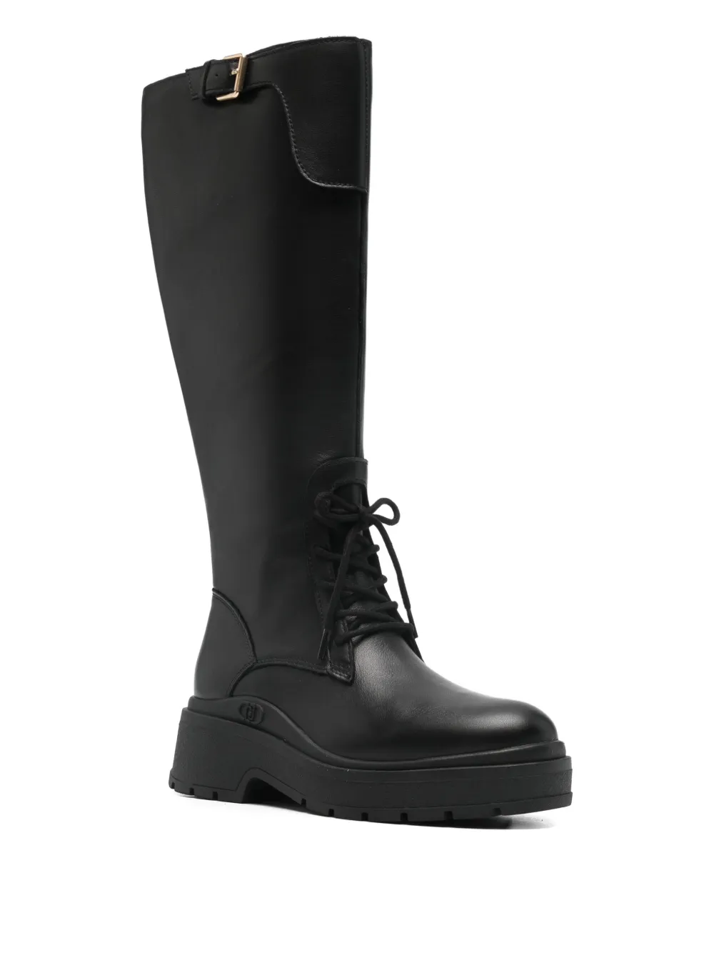 LIU JO Andrea 04 buckle lace-up boots | Knee-High Boots | Image 2