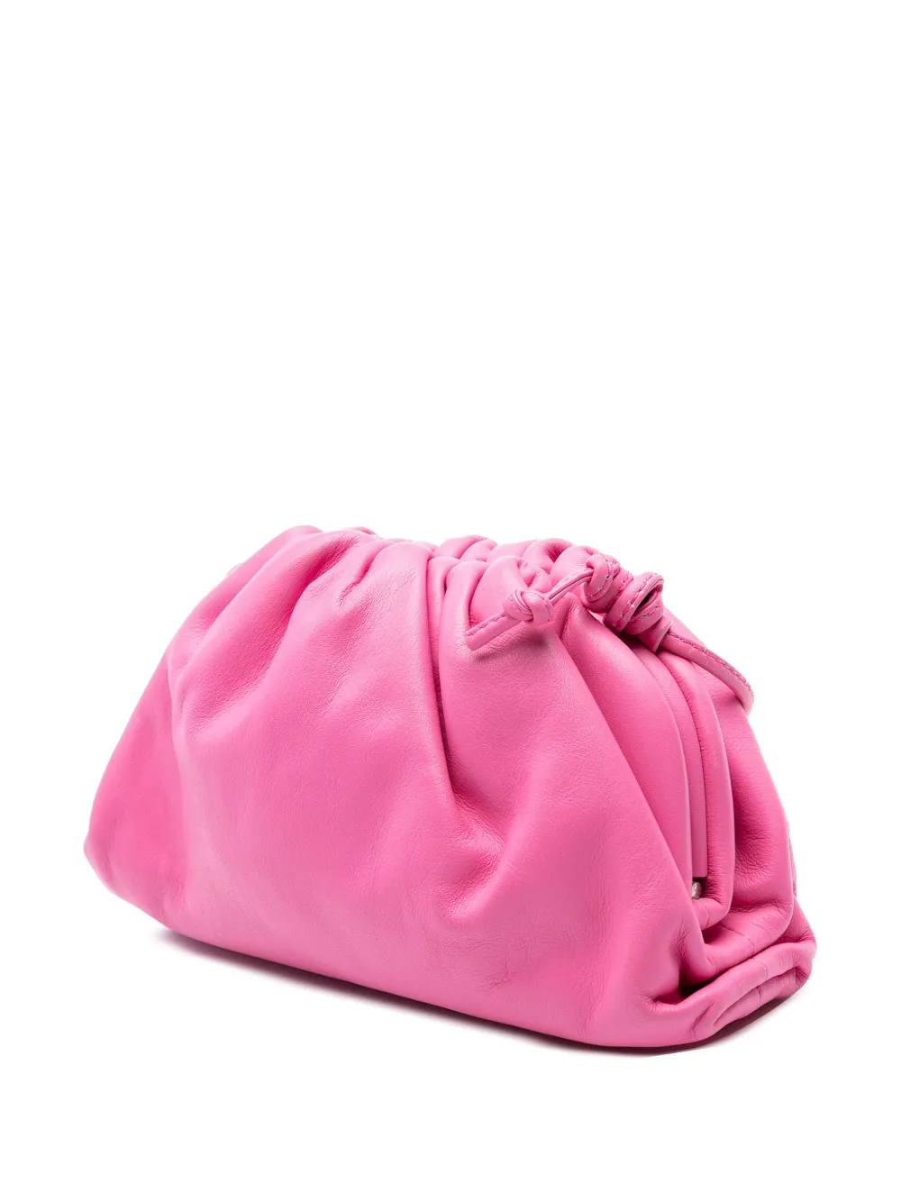 Pre-owned Bottega Veneta 2012-2025 Lambskin The Mini Pouch Crossbody Bag In Pink