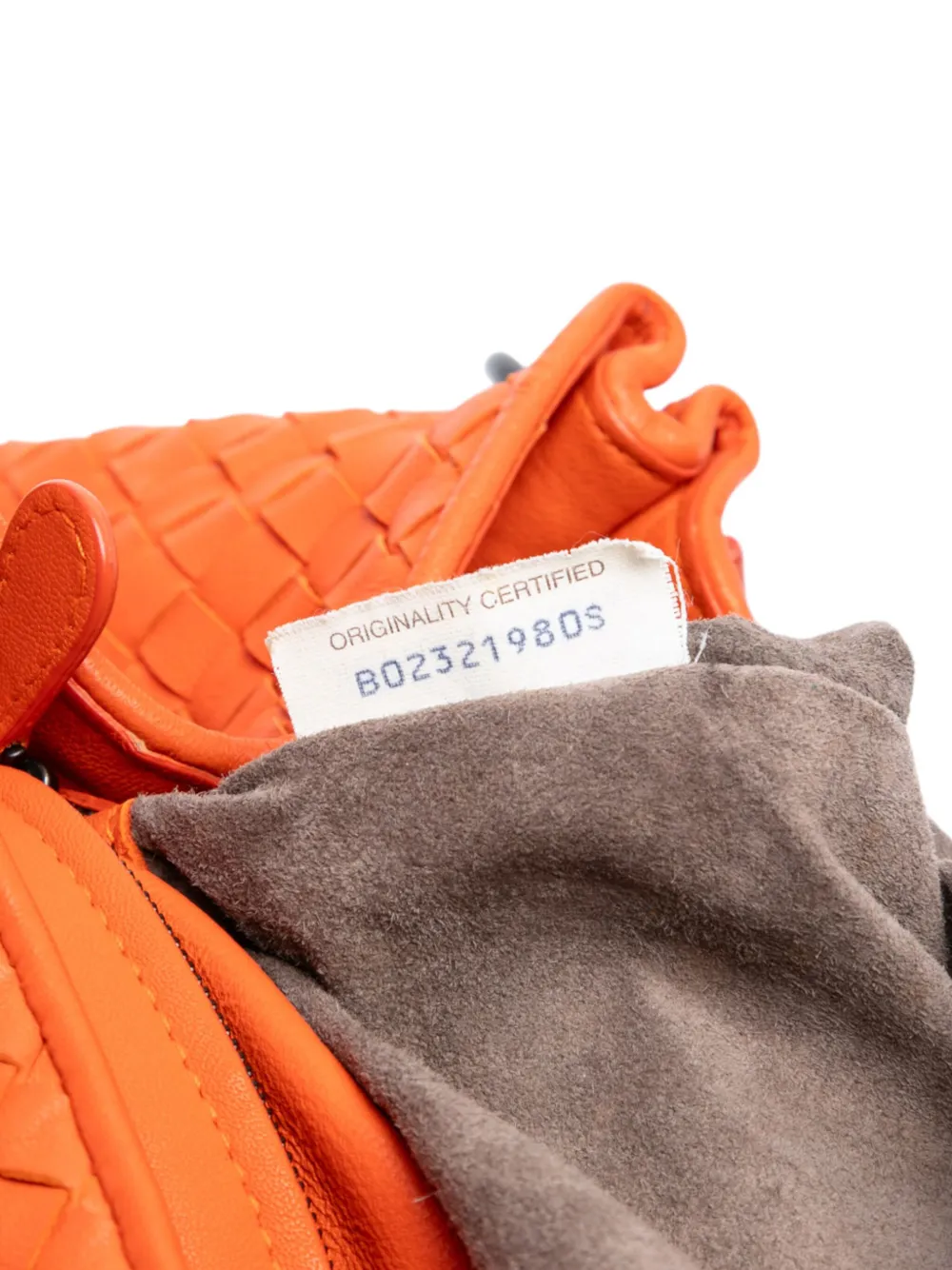 Pre-owned Bottega Veneta 2012-2025 Nappa Intrecciato Parachute Tote Bag In Orange