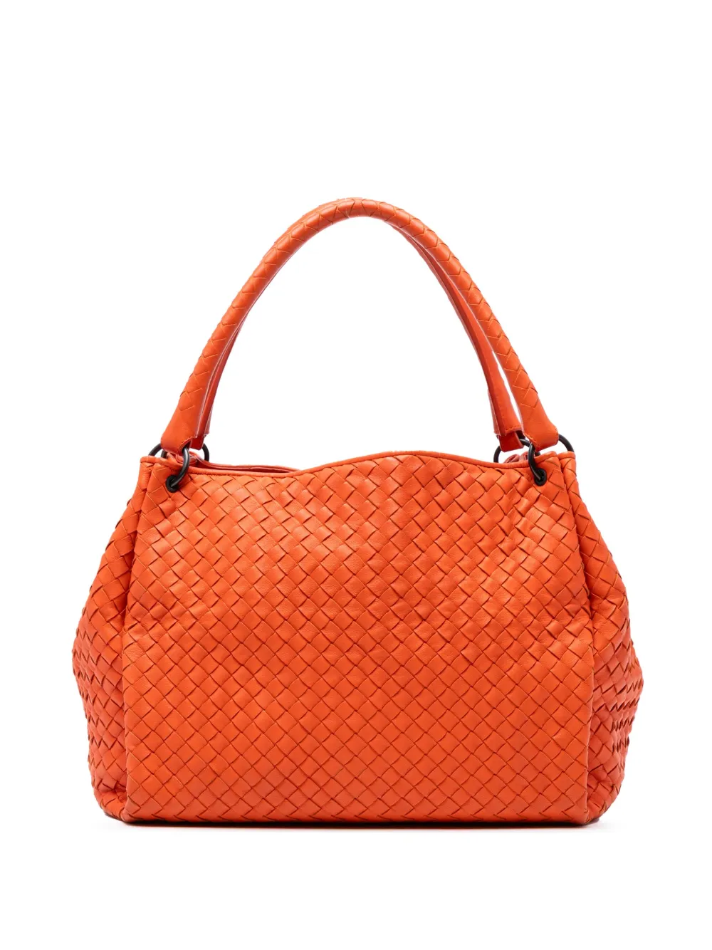 Bottega Veneta Pre-Owned 2012-2025 ナッパ イントレチャート パラシュート トートバッグ - オレンジ