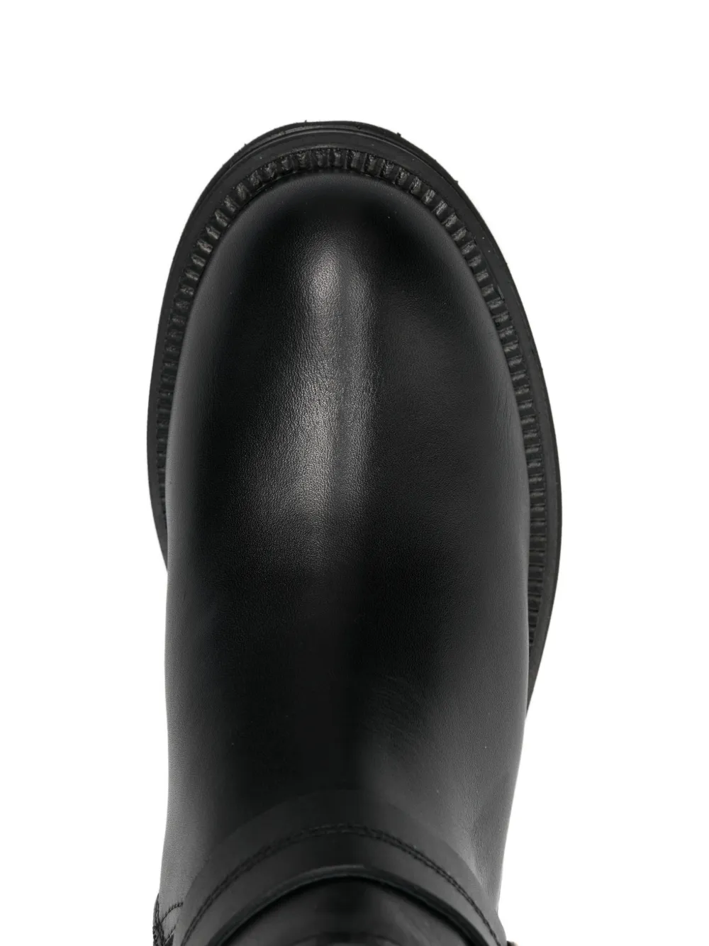 Albano Buckle-strap Boots In Black