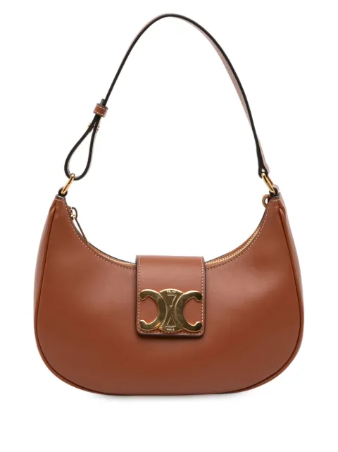 Celine Pre-Owned 2025 Medium Smooth Calfskin Triomphe Ava shoulder bag