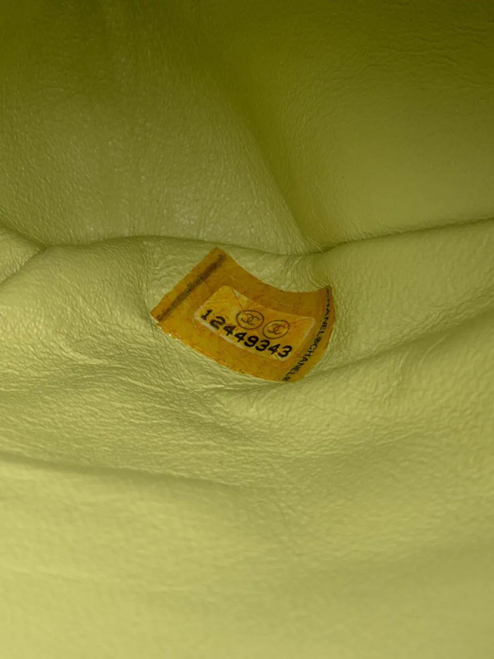 CHANEL Pre-owned 2008-2009 Medium Classic Lambskin Double Flap Shoulder Bag In Green