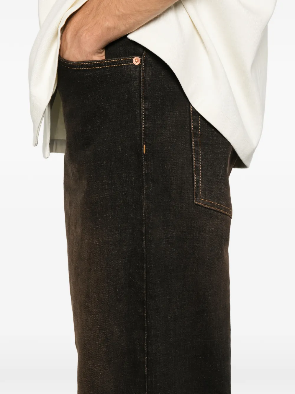 rold skov wide jeans Zwart