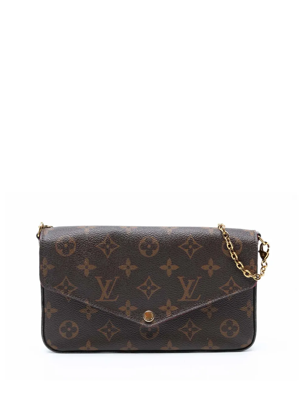 Louis Vuitton Pre-Owned 2016 モノグラム ポシェット フェリーチェ ショルダーバッグ - ブラウン