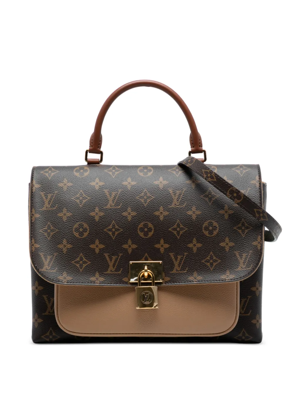 Louis Vuitton Pre-Owned 2018 モノグラム マリニャン サッチェルバッグ - ブラウン Louis Vuitton Pre-Owned 2018 モノグラム マリニャン サッチェルバッグ - ブラウン