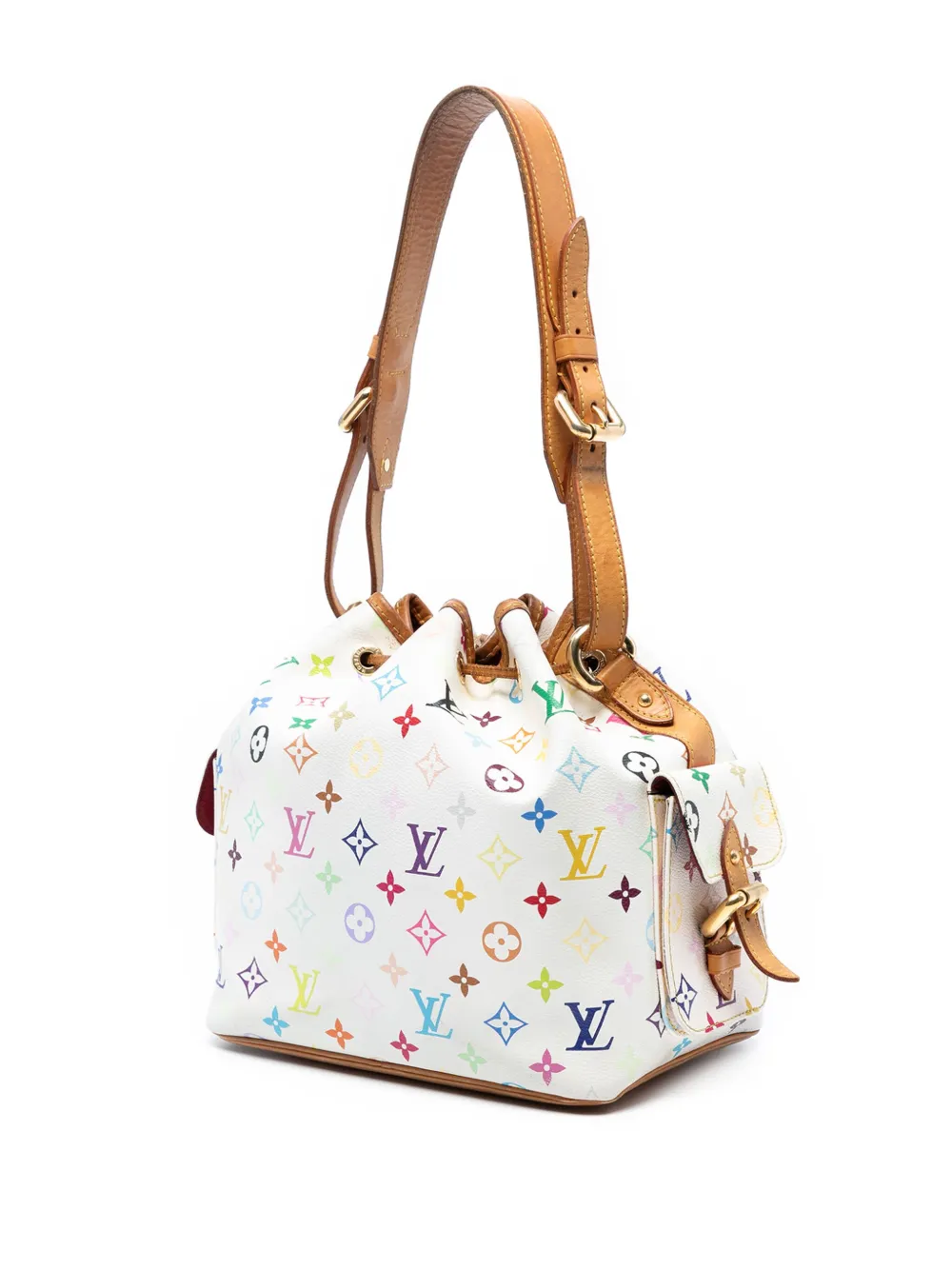 Pre-owned Louis Vuitton 2005 Monogram Multicolore Petit Noe Bucket Bag