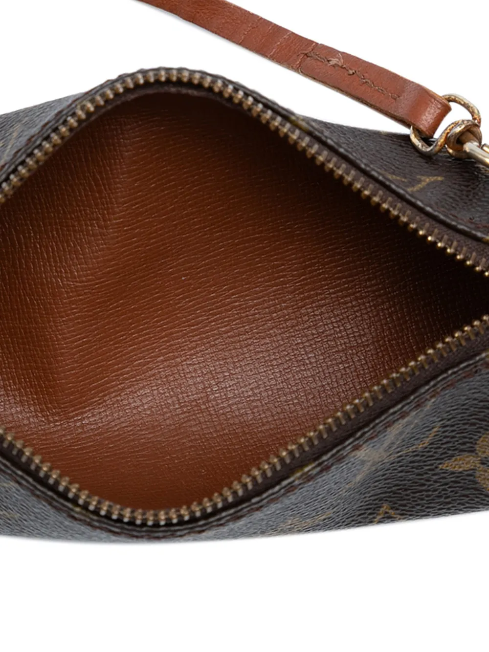 LOUIS VUITTON Pre-owned 1990-2025 Monogram Papillon Pochette Handbag In Brown