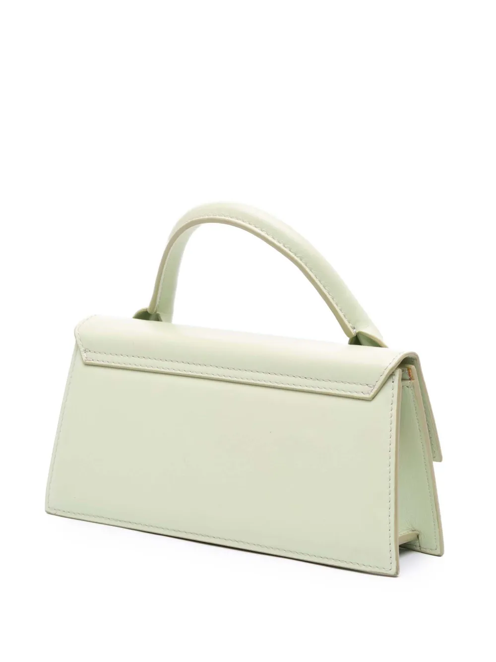 Pre-owned Jacquemus 2018-2025 Smooth Calfskin Le Chiquito Long Satchel In Green