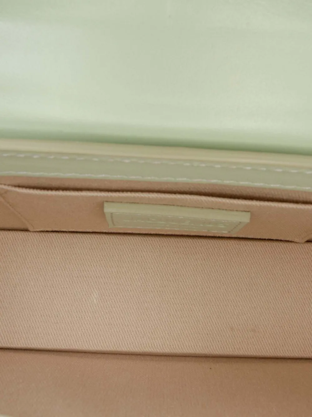 Pre-owned Jacquemus 2018-2025 Smooth Calfskin Le Chiquito Long Satchel In Green