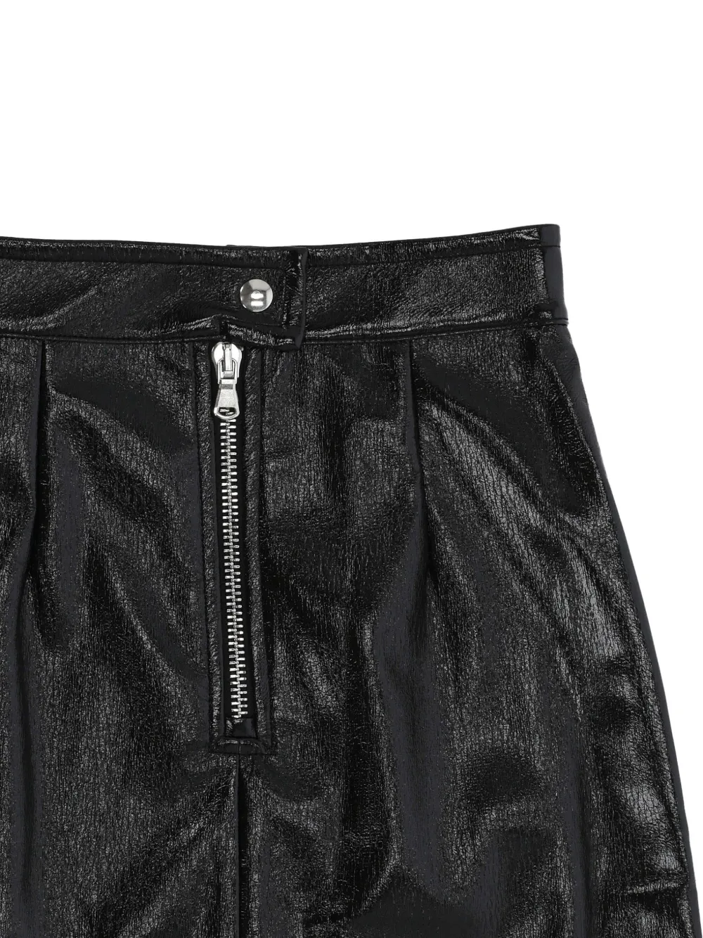 Fiorucci Logo-embroidered Mini Skirt In Black