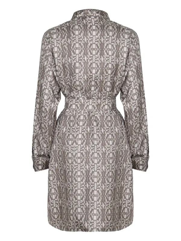 max mara grey dress Max Mara Grey Cotton Stretch Faux Wrap Draped Blazer Dress M Max Mara