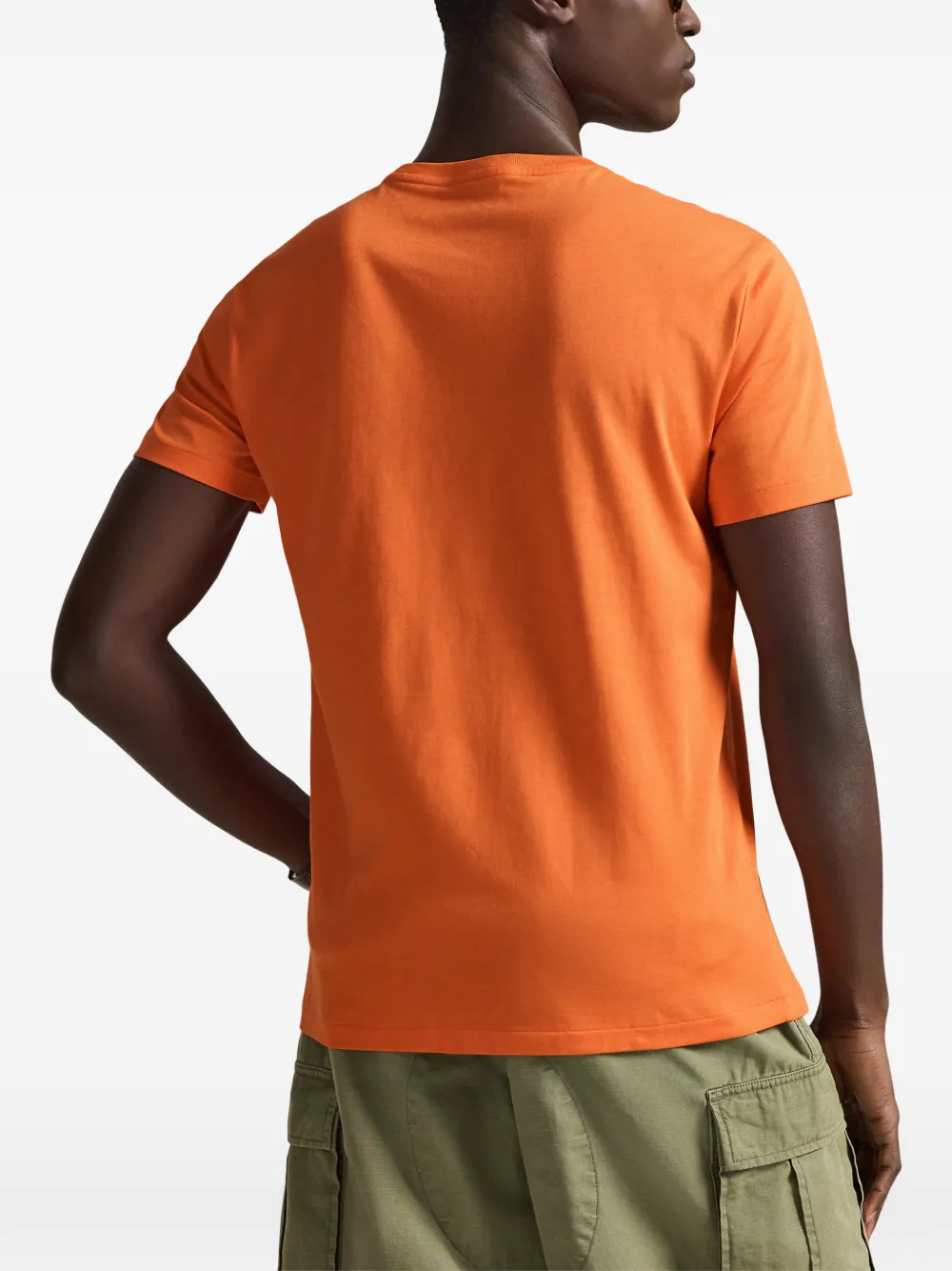 Polo Ralph Lauren embroidered-pony T-shirt Oranje