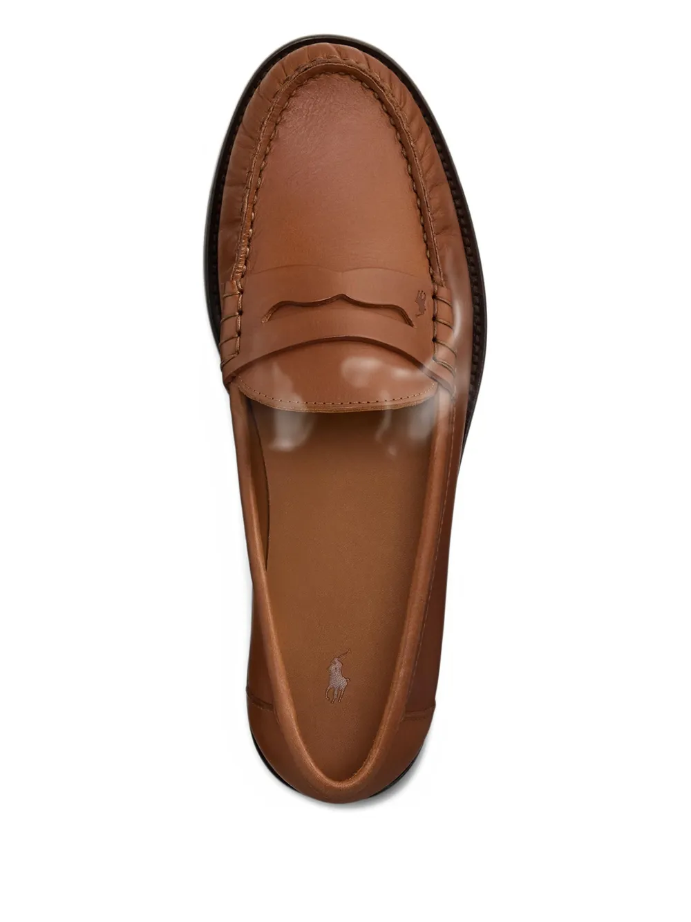 Polo Ralph Lauren Leren penny loafers Bruin