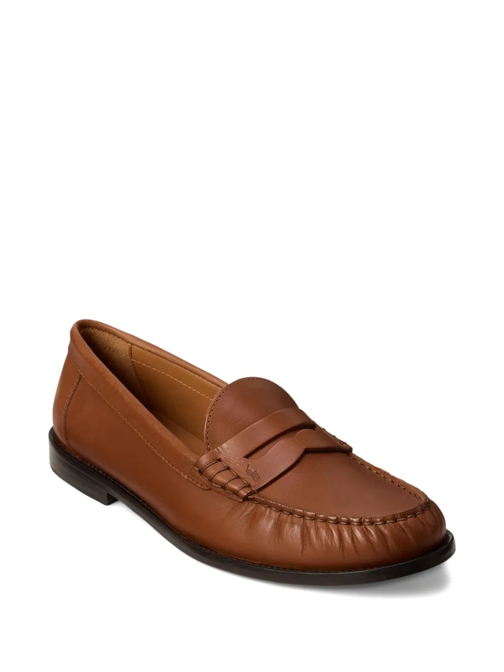 Polo Ralph Lauren Leren penny loafers Bruin