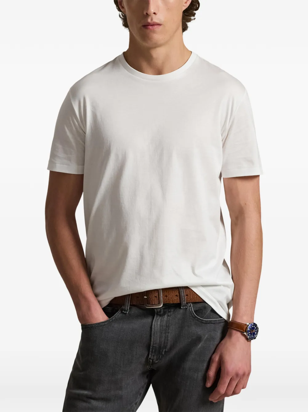 Polo Ralph Lauren T-shirt met borduurwerk Wit