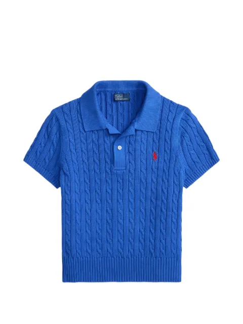 Polo Ralph Lauren cable-knit polo shirt