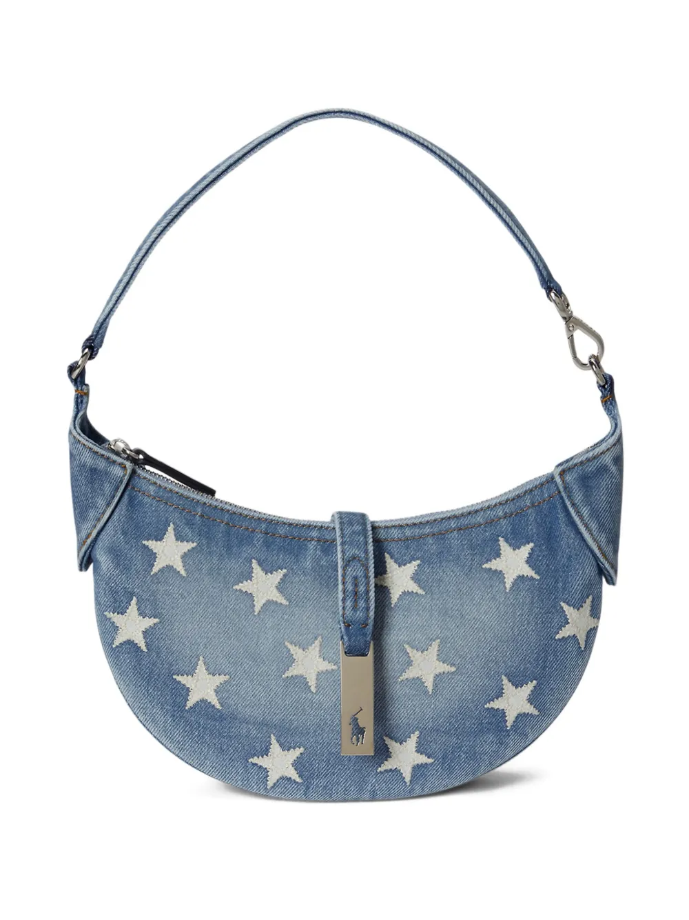 Polo Ralph Lauren Mini Polo Id Star Shoulder Bag In Blue
