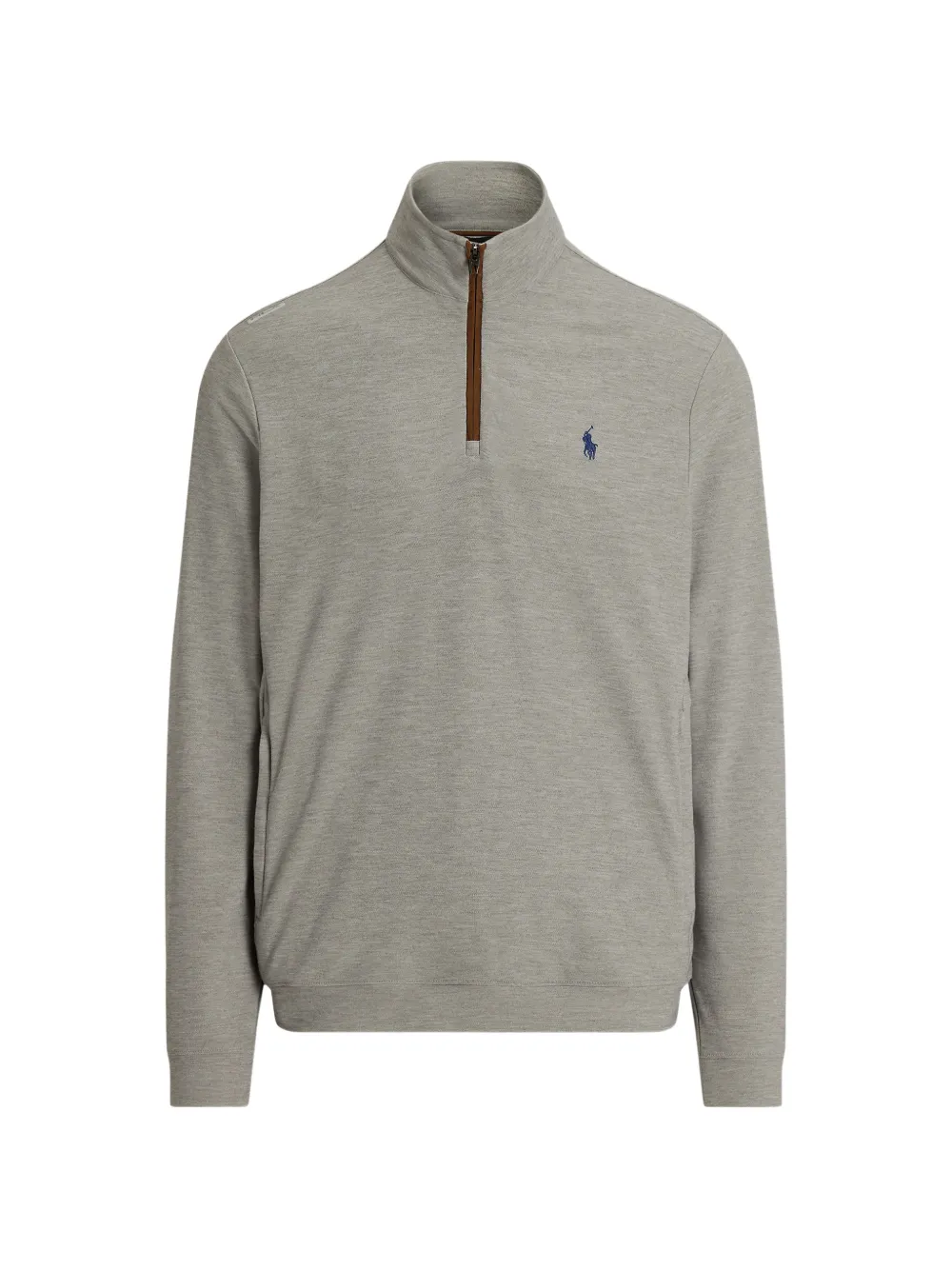 RLX Ralph Lauren zip logo-detail sweater - Grau