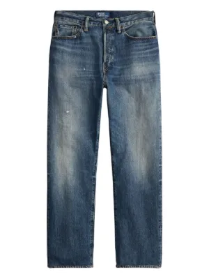 Burberry Calça Jeans Wide Leg De Cintura Média | Azul | FARFETCH BR