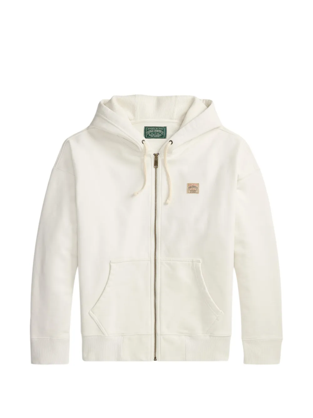 Polo Ralph Lauren Felpa con cappuccio e zip - Bianco