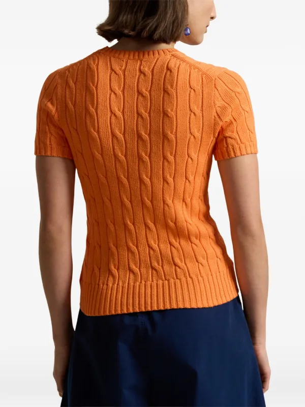 Polo Ralph Lauren ケーブルニット セーター | オレンジ | FARFETCH JP