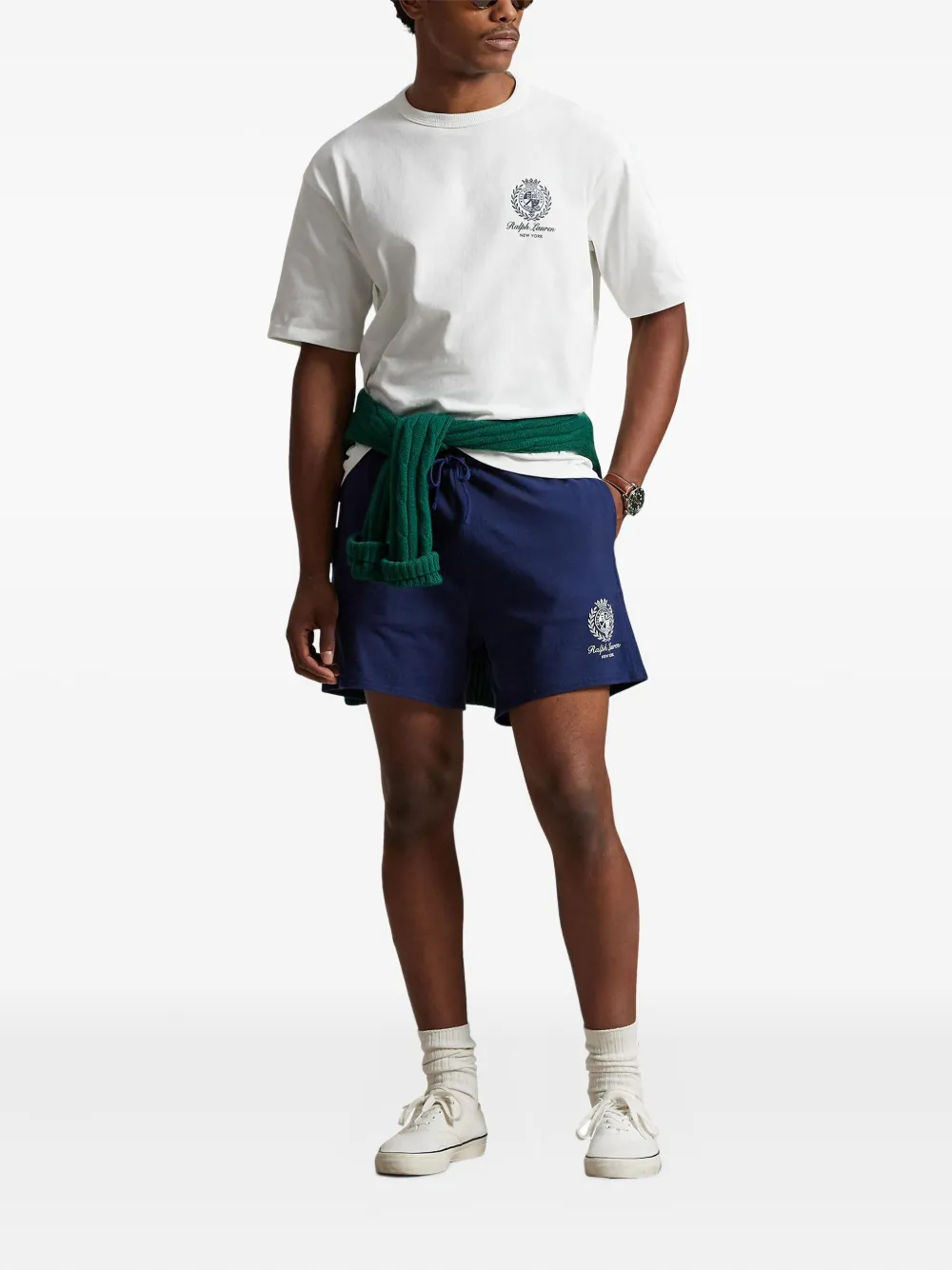 Polo Ralph Lauren Grafisch jersey T-shirt Wit