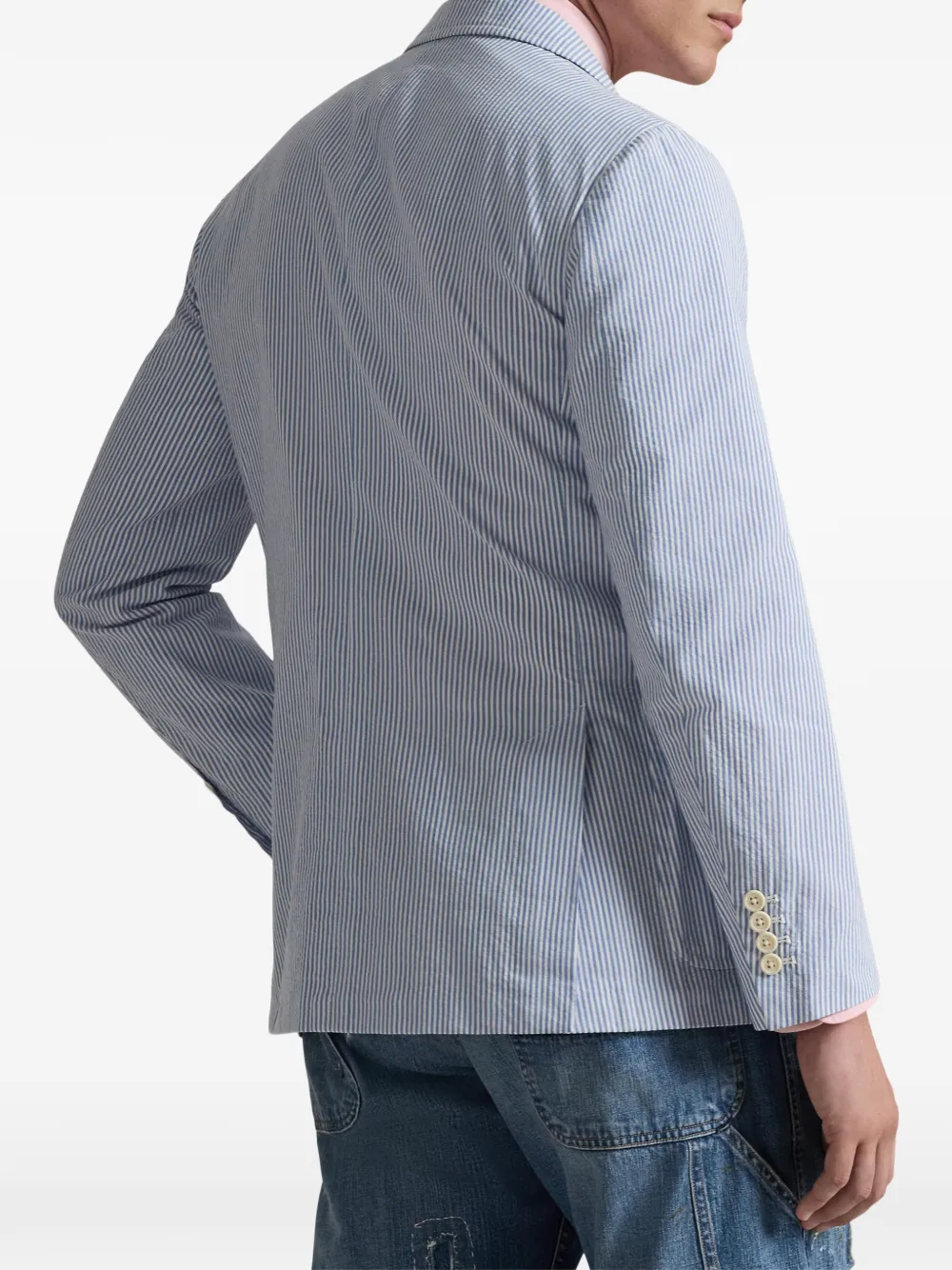Polo Ralph Lauren Blazer met enkele rij knopen Blauw