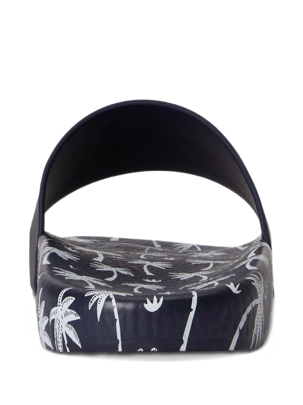 Polo Ralph Lauren Pony slippers met palmboomprint Blauw