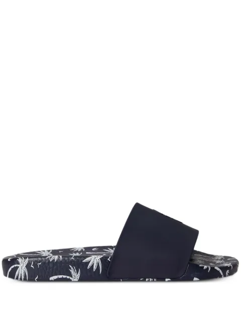Polo Ralph Lauren palm-tree-print pony slides