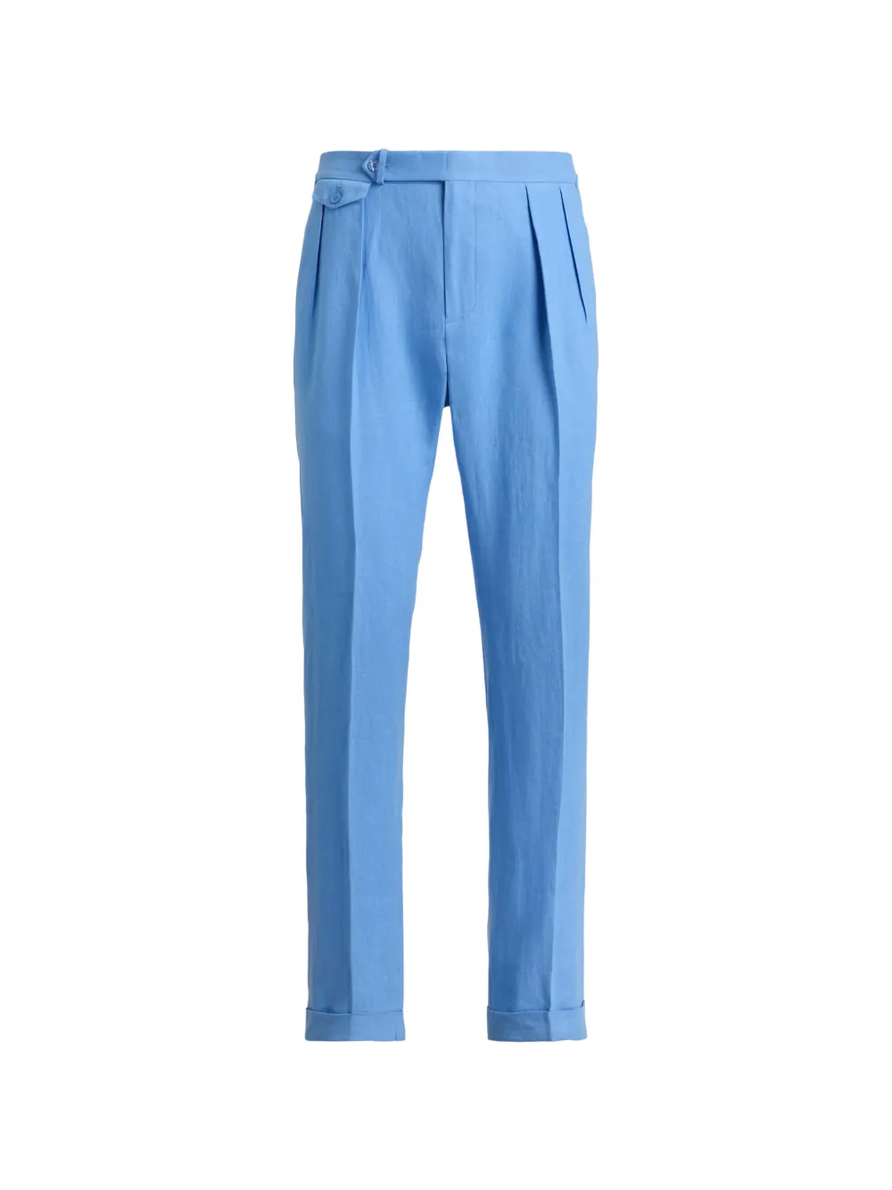Polo Ralph Lauren pleated linen trousers - Blu