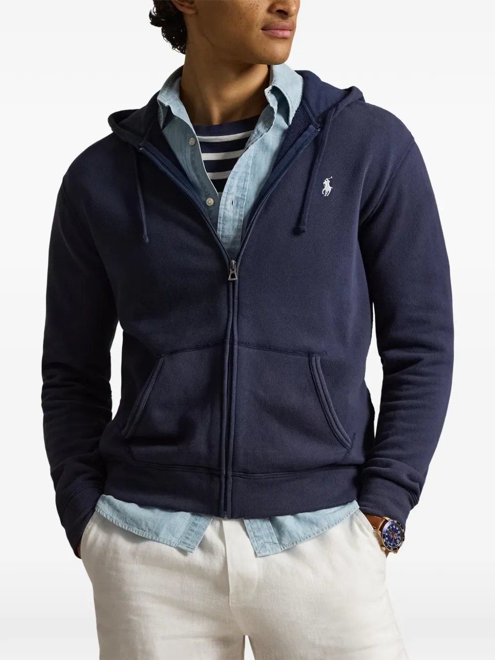 Polo Ralph Lauren Hoodie met rits Blauw
