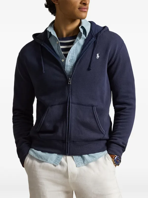Polo Ralph Lauren zip-up Hoodie | Blue | FARFETCH