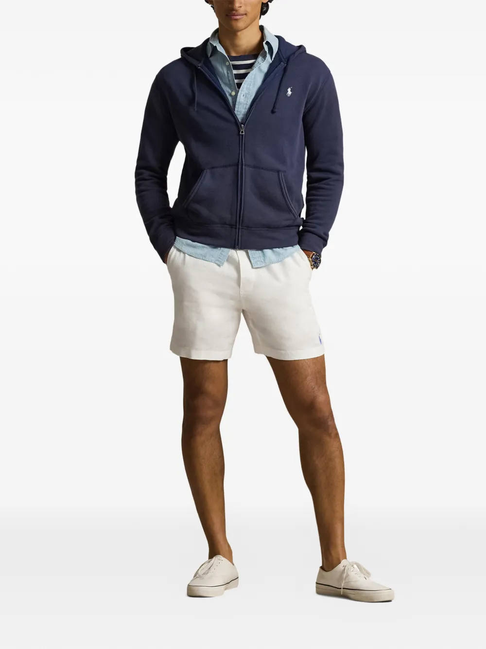 Polo Ralph Lauren Hoodie met rits Blauw