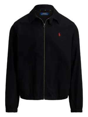 Polo Ralph Lauren double-knit Track Jacket | Black | FARFETCH