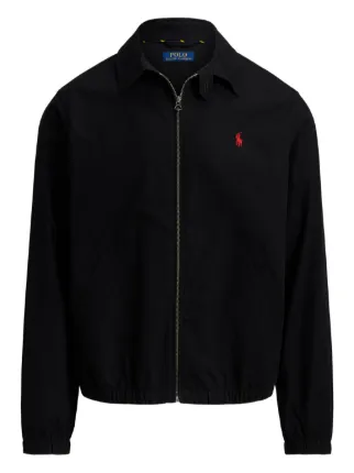 Polo Ralph Lauren Jaqueta Com Zíper | Preto | FARFETCH BR