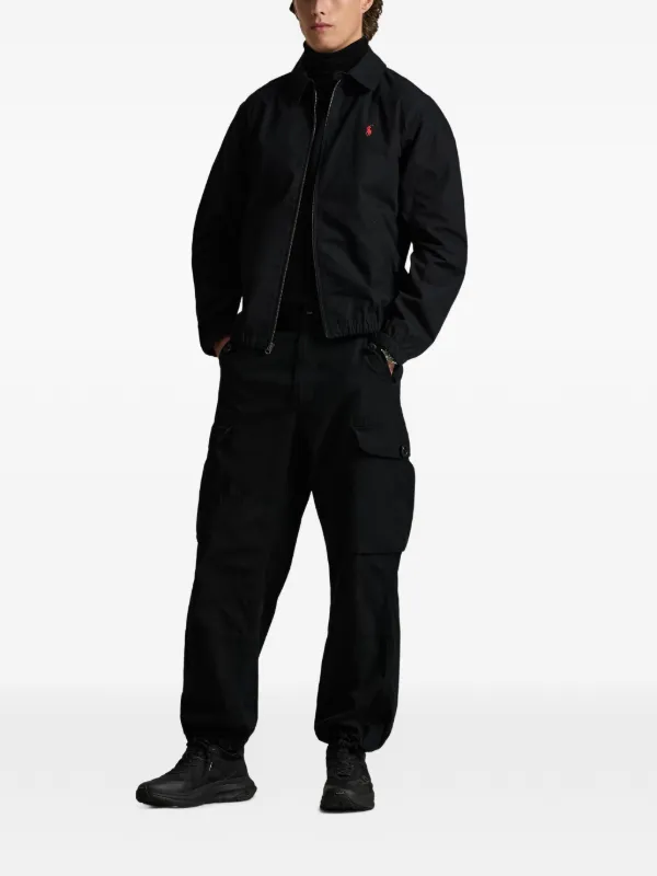 Polo by Ralph Lauren ブラック ジップアップジャケット Polo Ralph Lauren zip-up Jacket | Black | FARFETCH NO