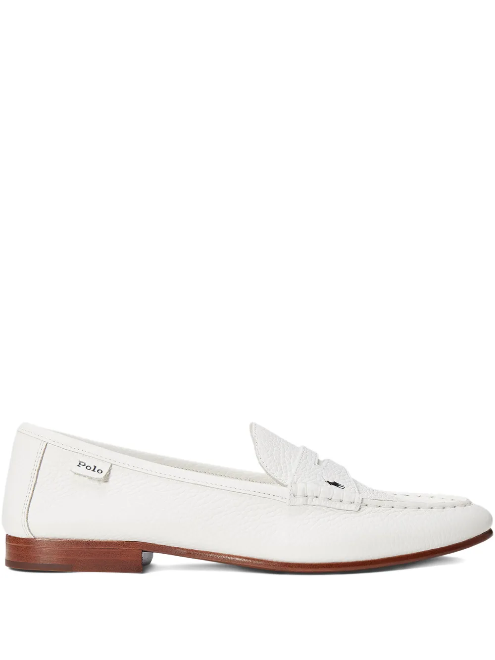 Polo Ralph Lauren Mocassini con logo - Bianco