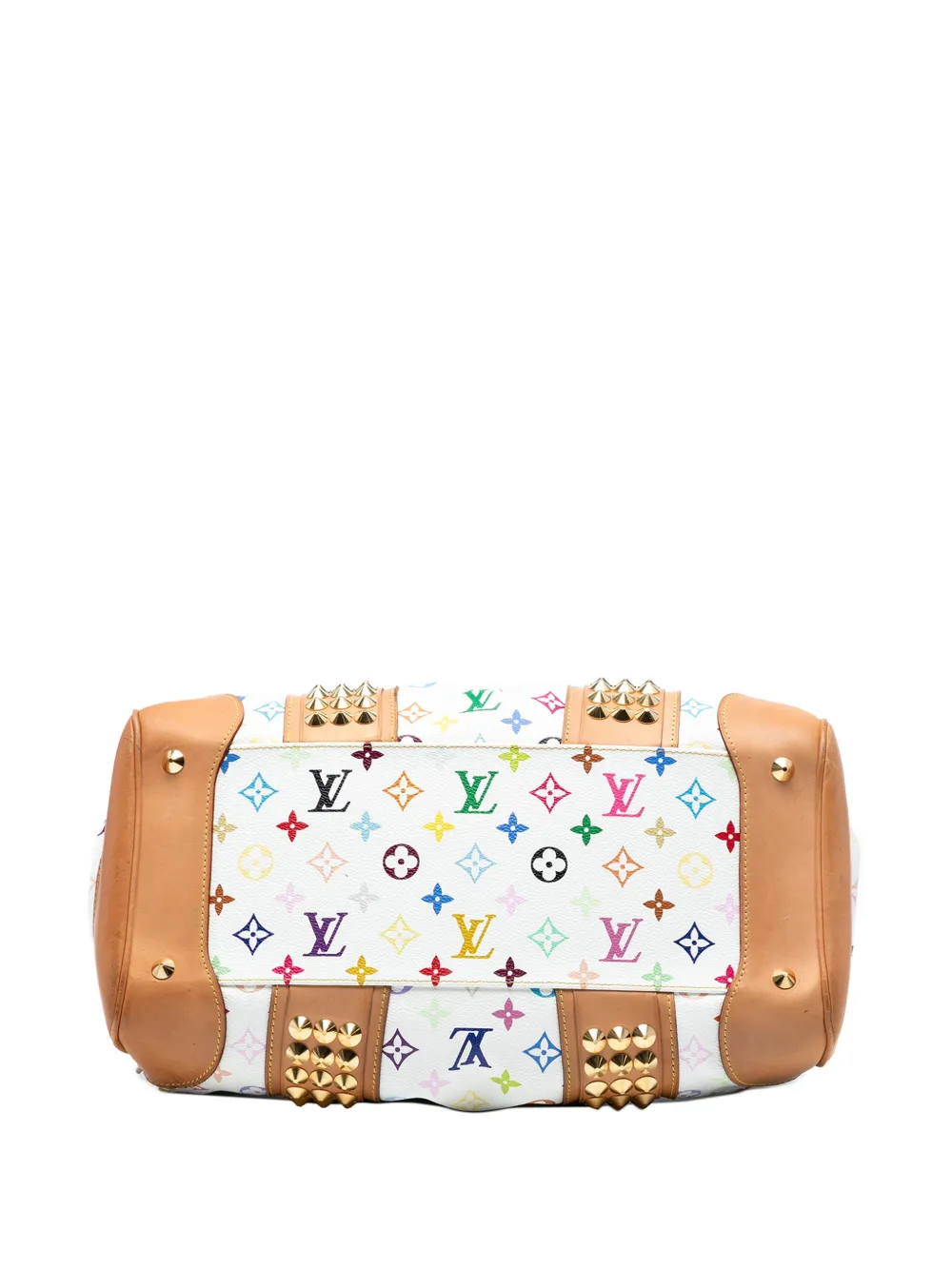 LOUIS VUITTON Pre-owned 2009 Monogram Multicolore Courtney Gm Satchel In White