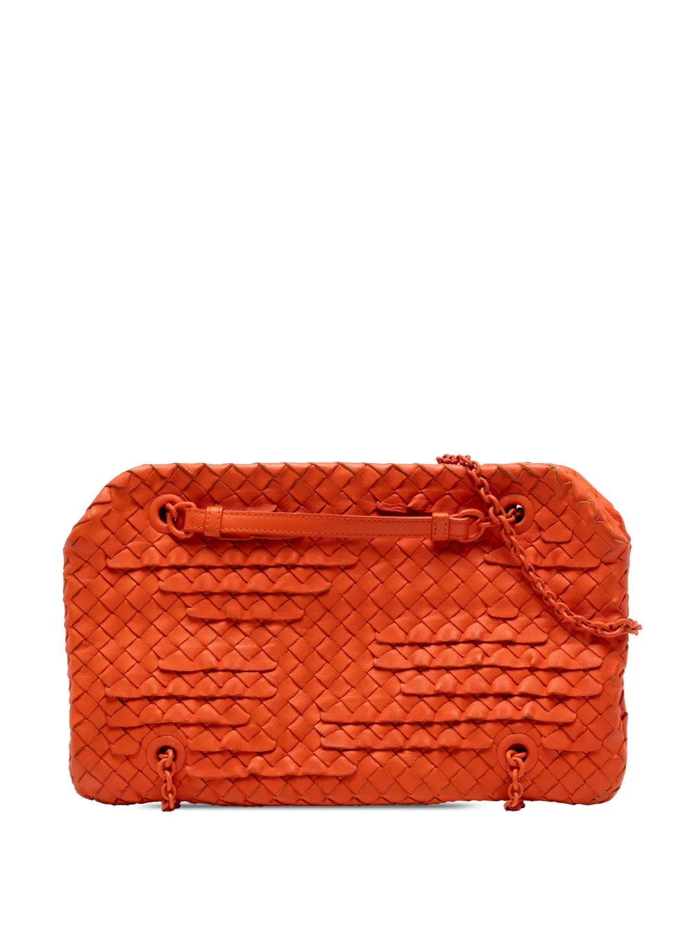Bottega Veneta Pre-Owned 2012-2025 ナッパ イントレチャート ラッフル デュオ ショルダーバッグ -