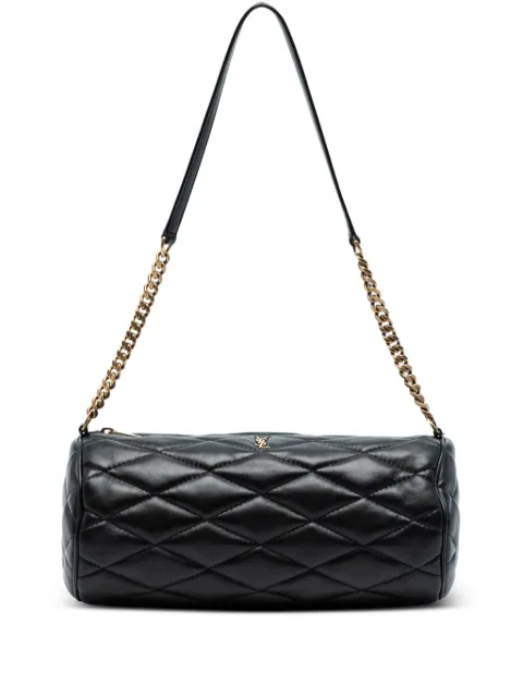 Saint Laurent Pre-Owned bolsa de hombro Small capitonada de piel de cordero Sade Tube Bag 2022
