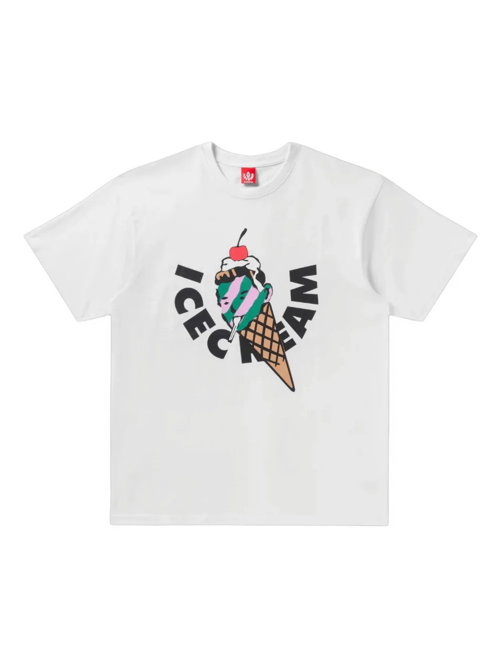 ICECREAM Spoonfull グラフィック Tシャツ | ホワイト | Image 1