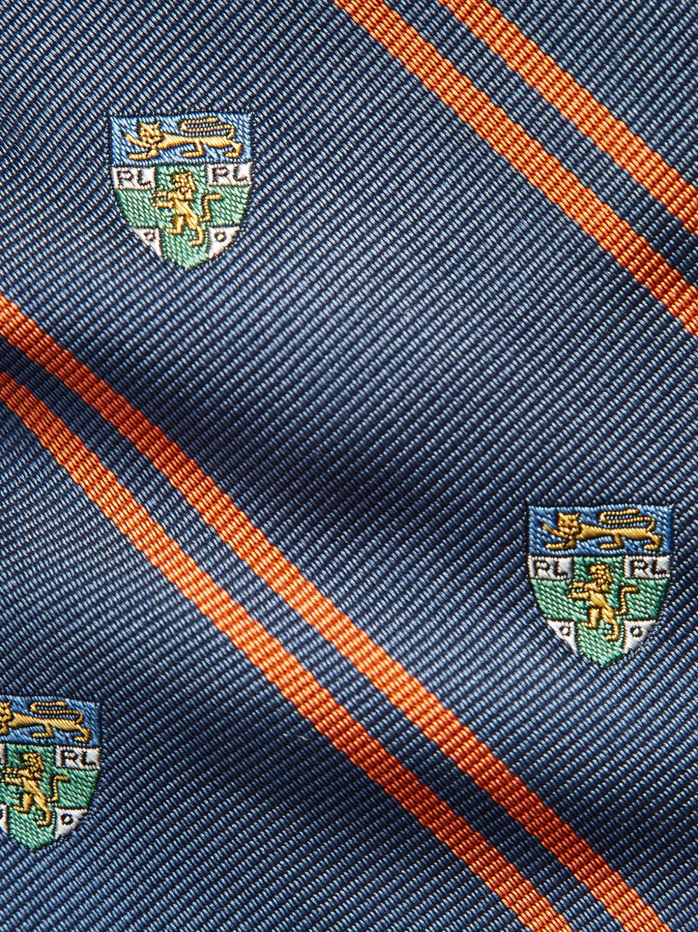 Polo Ralph Lauren Gestreepte zijden stropdas Blauw