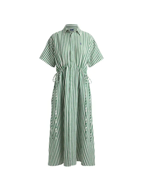 Polo Ralph Lauren striped drawstring maxi dress