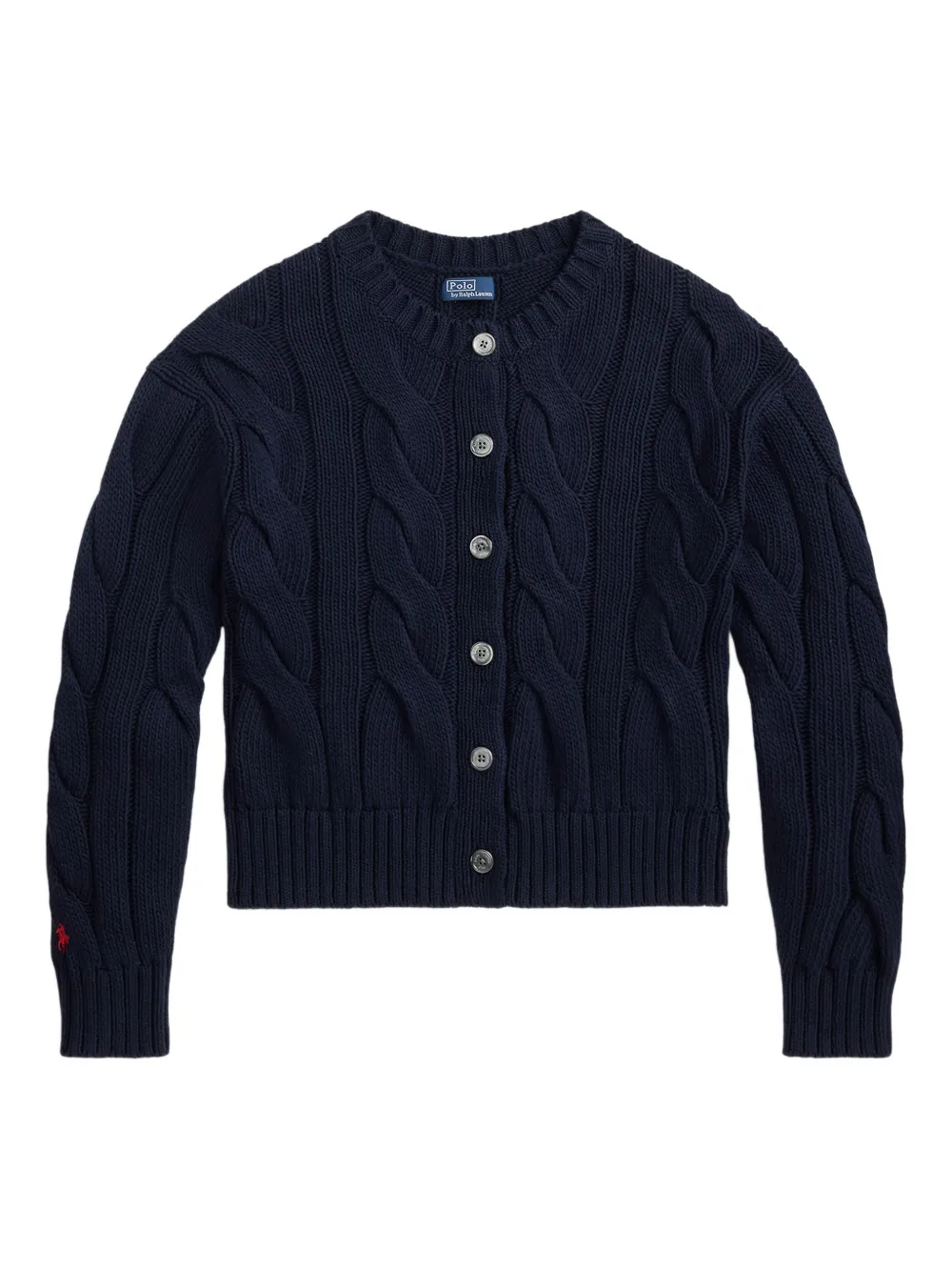 Polo Ralph Lauren Cardigan in maglia con bottoni - Blu