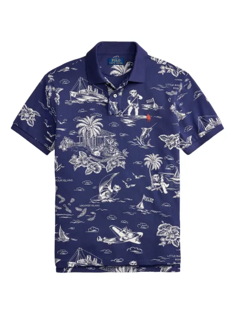 Polo Ralph Lauren printed short-sleeve polo shirt