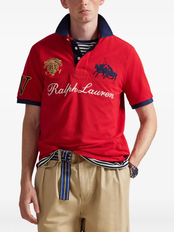 Polo Ralph Lauren クレスト ポロシャツ | レッド | FARFETCH JP